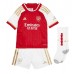 Baby Fußballbekleidung Arsenal Martin Odegaard #8 Heimtrikot 2023-24 Kurzarm (+ kurze hosen)